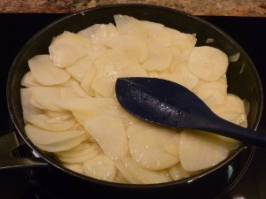 Uncooked potato
